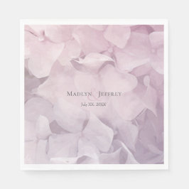 Guardanapo De Papel Festa de jardim de hydrangea roxa-rosa-branca