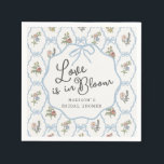 Guardanapo De Papel Festa de Jardim de Primavera com Flores Pastéis Ch<br><div class="desc">O amor está florescendo! Celebre a sua noiva com este buquê pastel de flores desenhadas à mão. Este tema floral fresco é inspirado no charme de um Mercado de Flores Francês, apresentando rabiscos de flores silvestres caprichosos com um laço azul delicado. ★ Deixe-me ajudá-la a planejar sua próxima festa! ★...</div>