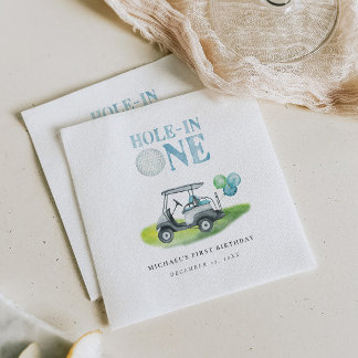 Guardanapo De Papel Festa de Mini Golfe Hole-In-One