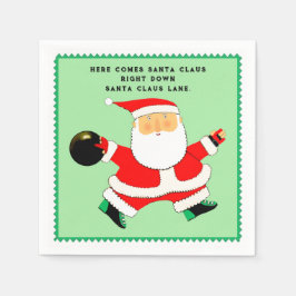 Guardanapo De Papel Festa de Natal da boliche