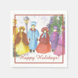 Guardanapo De Papel Festa de Natal de Cantação do Coro