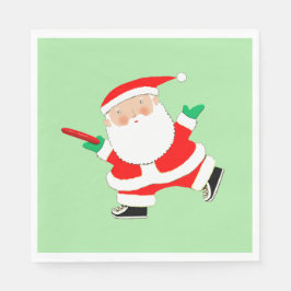 Guardanapo De Papel Festa de Natal de golfe de disco