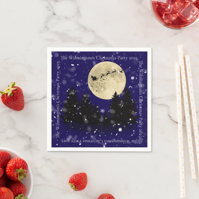 Guardanapo De Papel Festa de Natal de papais noeis (Insitu)