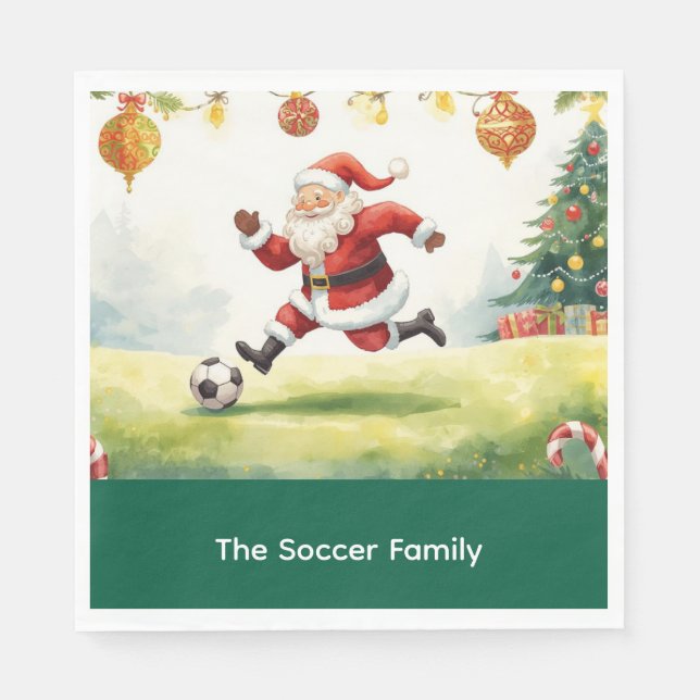 Guardanapo De Papel Festa de Natal do Papai Noel (Frente)