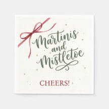 Festa de Natal Martinis e Mistletoe