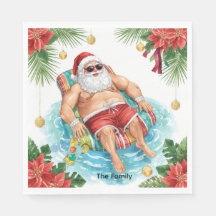 Festa de Natal na Piscina com Papai Noel
