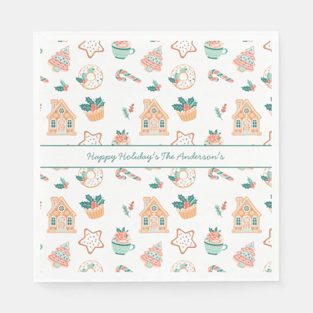 Guardanapo De Papel Festa de Natal Whimsic (Frente)