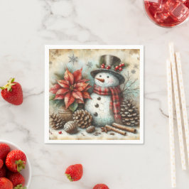 Guardanapo De Papel Festa de Neves do Natal Napkins