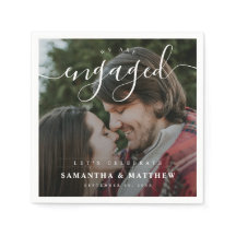 Festa de Noivado de Casal Elegante e Sofisticado e