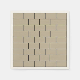 Guardanapo De Papel Festa de Parede Brick