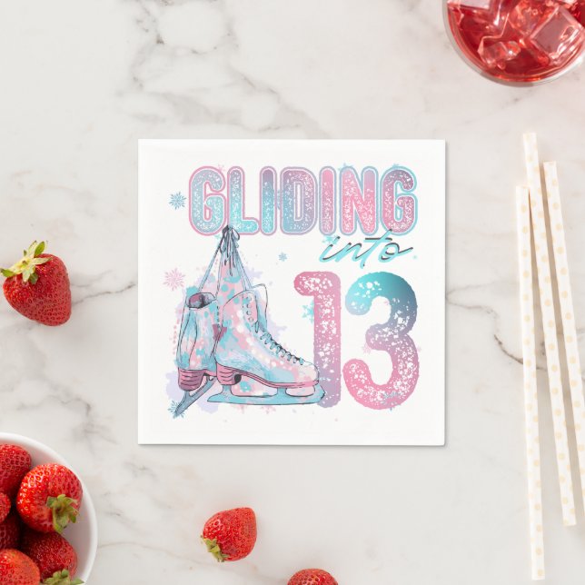 Guardanapo De Papel Festa de patinagem de 13 (Insitu)