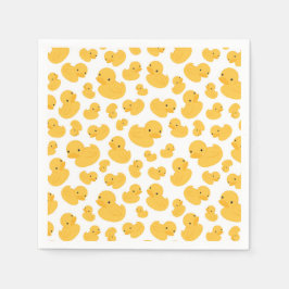 Guardanapo De Papel Festa de Pato Amarelo - Banheira Banheira Napkin