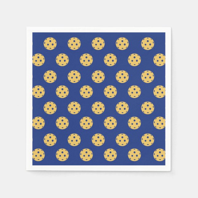 Guardanapo De Papel Festa de Pickleball Divertido (Frente)