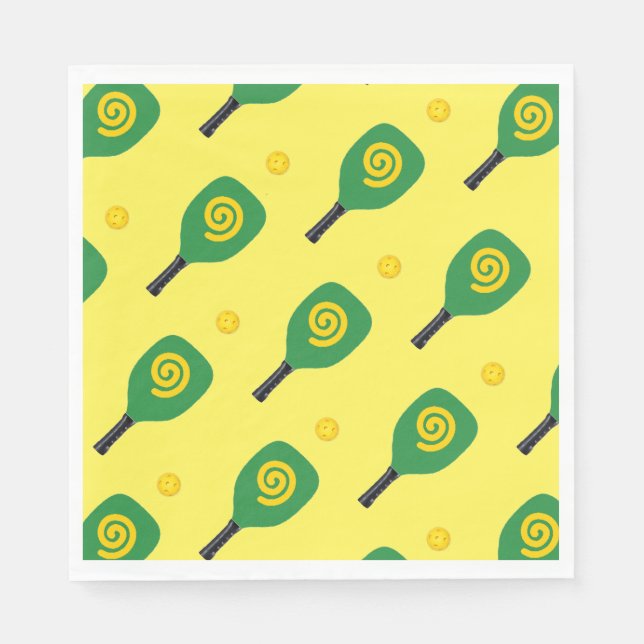 Guardanapo De Papel Festa de Picleball (Frente)