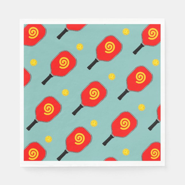 Guardanapo De Papel Festa de Picleball (Frente)