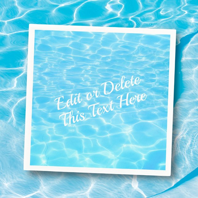 Guardanapo De Papel Festa de Piscina das ondulações de água Festa de p (Criador carregado)