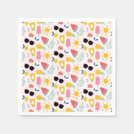 Guardanapo De Papel Festa de Piscina de Verão