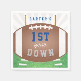 Guardanapo De Papel Festa De primeiro aniversario De Tema De Futebol N