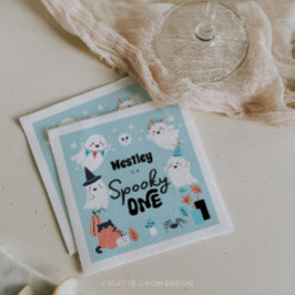 Guardanapo De Papel Festa de primeiro aniversario "Fantasma", "Spooky 