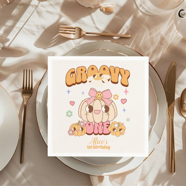 Guardanapo De Papel Festa de primeiro aniversario Groovy One Boho Dais (Criador carregado)