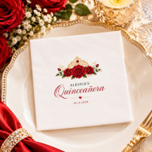 Festa de Quince Anos Princesa Rosa Vermelha Elegan