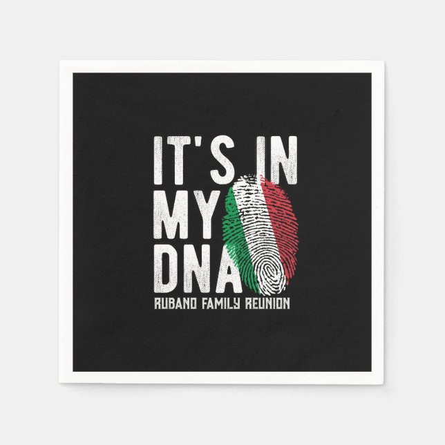 Guardanapo De Papel Festa de Reunião Italiana (Frente)