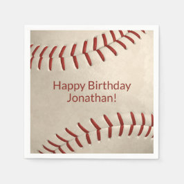 Guardanapo De Papel festa de softball de meninos