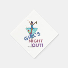 Guardanapo De Papel Festa de solteira afro-americana