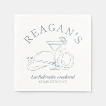 Festa de Solteira Desenhada à Mão Cowgirl Ocidenta