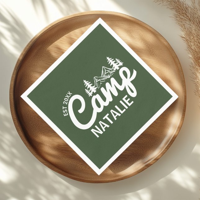 Guardanapo De Papel Festa de solteira personalizada do campo (Criador carregado)