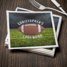 Guardanapo De Papel Festa de Solteiro de Futebol Último Down