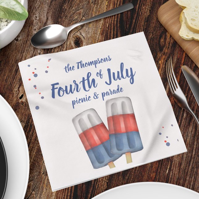 Guardanapo De Papel Festa de Verão, no dia 4 de julho (Criador carregado)