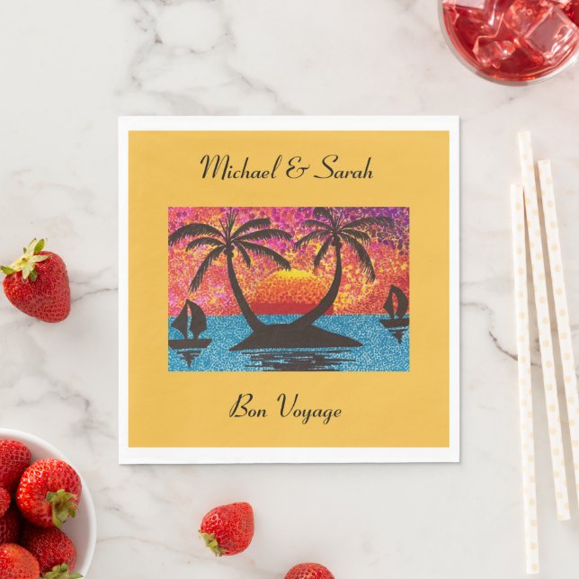 Guardanapo de Papel - Festa de Viagem (Insitu)