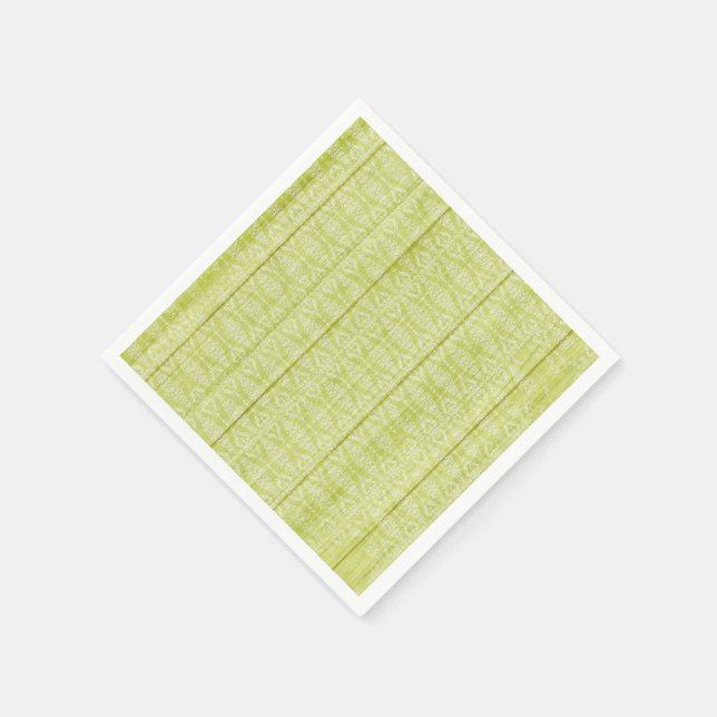 Guardanapo De Papel Festa do Chá Rústica em Verde em Chalé Chic para M (Canto)