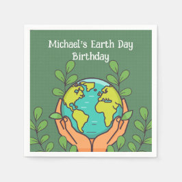 Guardanapo De Papel Festa do Dia da Terra