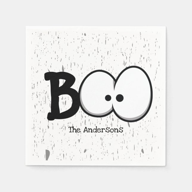 Guardanapo De Papel Festa do Dia das Bruxas do Livro Louco (Frente)