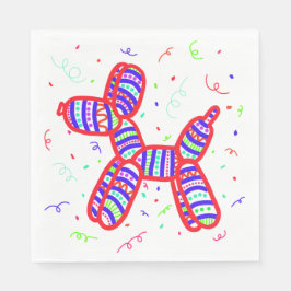 Guardanapo De Papel Festa dos Cães dos Balões