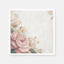 Festa Floral de Rosas Vintage Romântico Shabby Chi