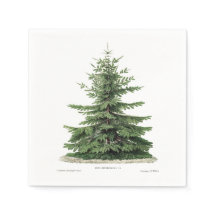 Festa Jante de Natal Pine Tree Napkins