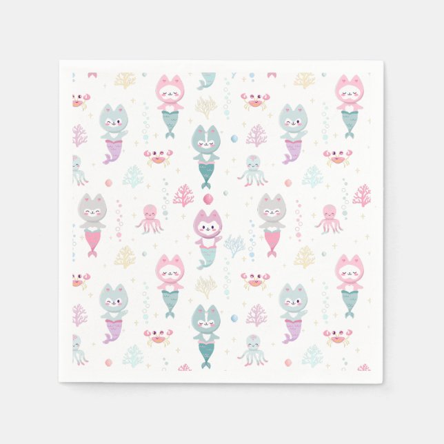 Guardanapo De Papel Festa Napkins Náutico Parecia Festa de aniversário (Frente)