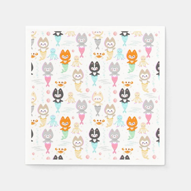 Guardanapo De Papel Festa Napkins Náutico Parecia Festa de aniversário (Frente)