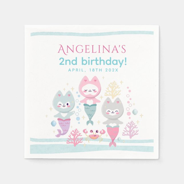 Guardanapo De Papel Festa Napkins Náutico Parecia Festa de aniversário (Frente)