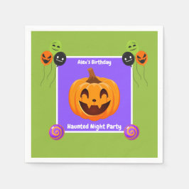 Guardanapo De Papel Festa Noturna Assombrada Aniversário - Noite de Ha