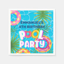 Festa Personalizada de Aniversário na Piscina Trop