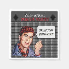 Guardanapo De Papel Festa Poker do Phil