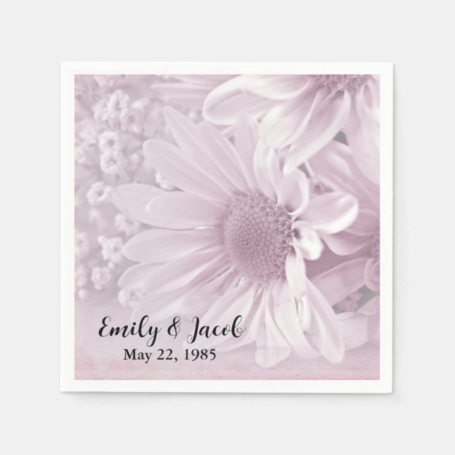 Guardanapo De Papel Festa Rosa Daisy (Frente)