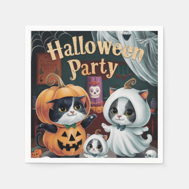 Guardanapo De Papel Festa Spooktacular de Halloween (Frente)