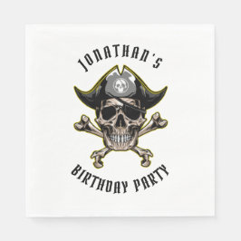 Guardanapo De Papel Festa temática de piratas, adulto, ANIVERSÁRIO BRA