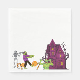 Guardanapo De Papel Festa Zombie Birthday Kids