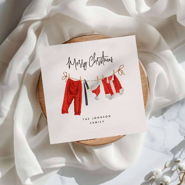 Guardanapo De Papel Festas Festivas Festas de Papai noel de Natal (Criador carregado)